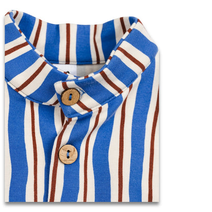 Kids' Bamboo Terry Echo Jacket | Scandi Stripe