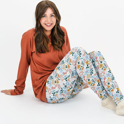 Ladies' Bamboo Leggings | Floating Floral