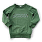 'Curiouser & Curiouser' Bamboo Fleece-Lined Pullover | Leaf Green