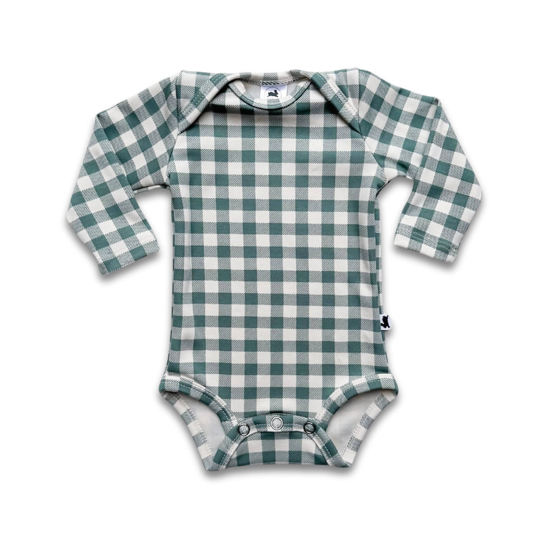 Baby Long-Sleeve Bamboo Onesie | Prints