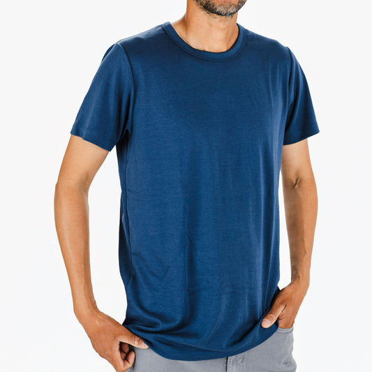 Adult Unisex/Men's Bamboo T-Shirt | Navy