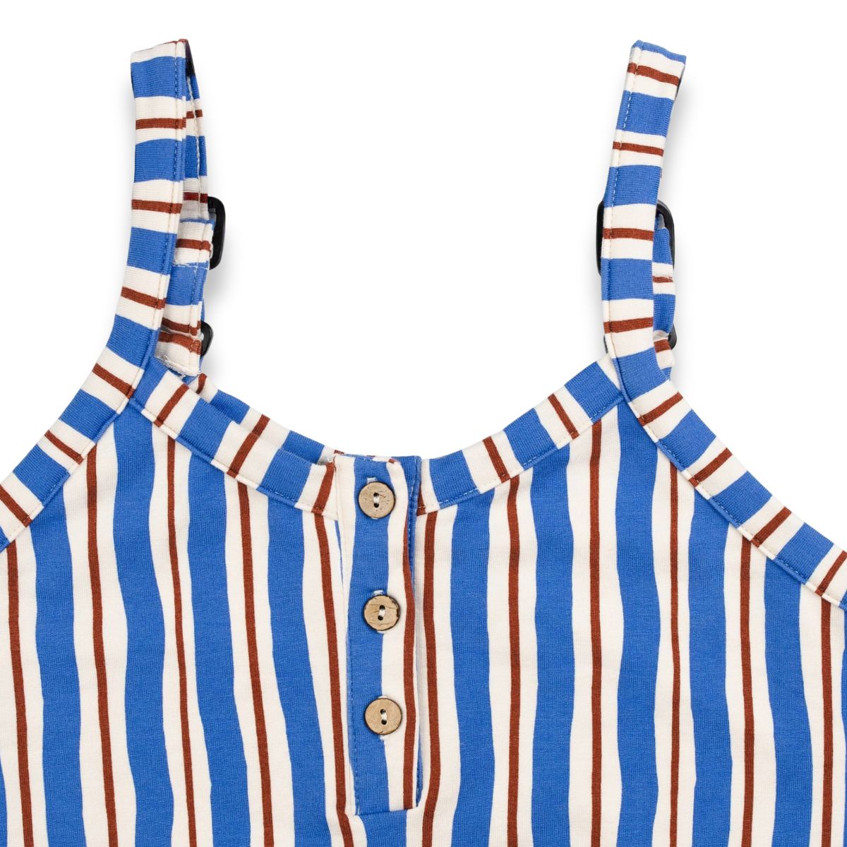 Ladies' Bamboo Terry Romperall | Scandi Stripe