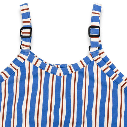 Ladies' Bamboo Terry Romperall | Scandi Stripe