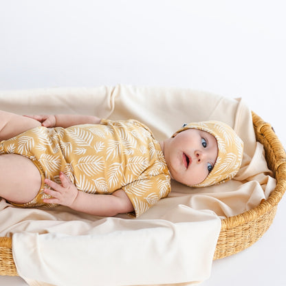 Bamboo Baby Capsule Gift Box | Palm Fronds & Cream
