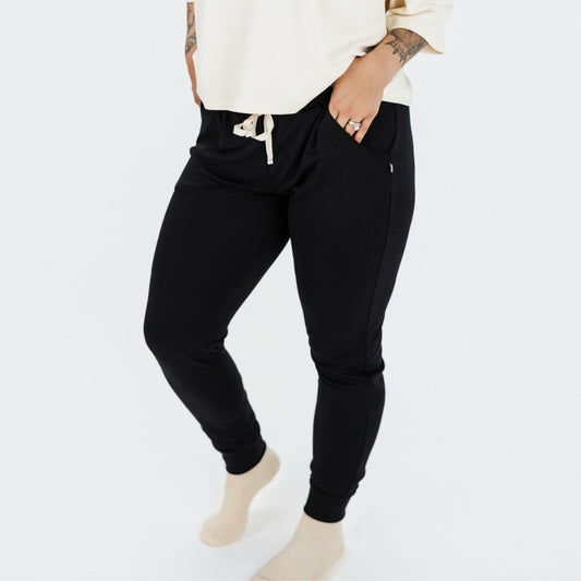 Ladies' Bamboo Lightweight Joggers | Black