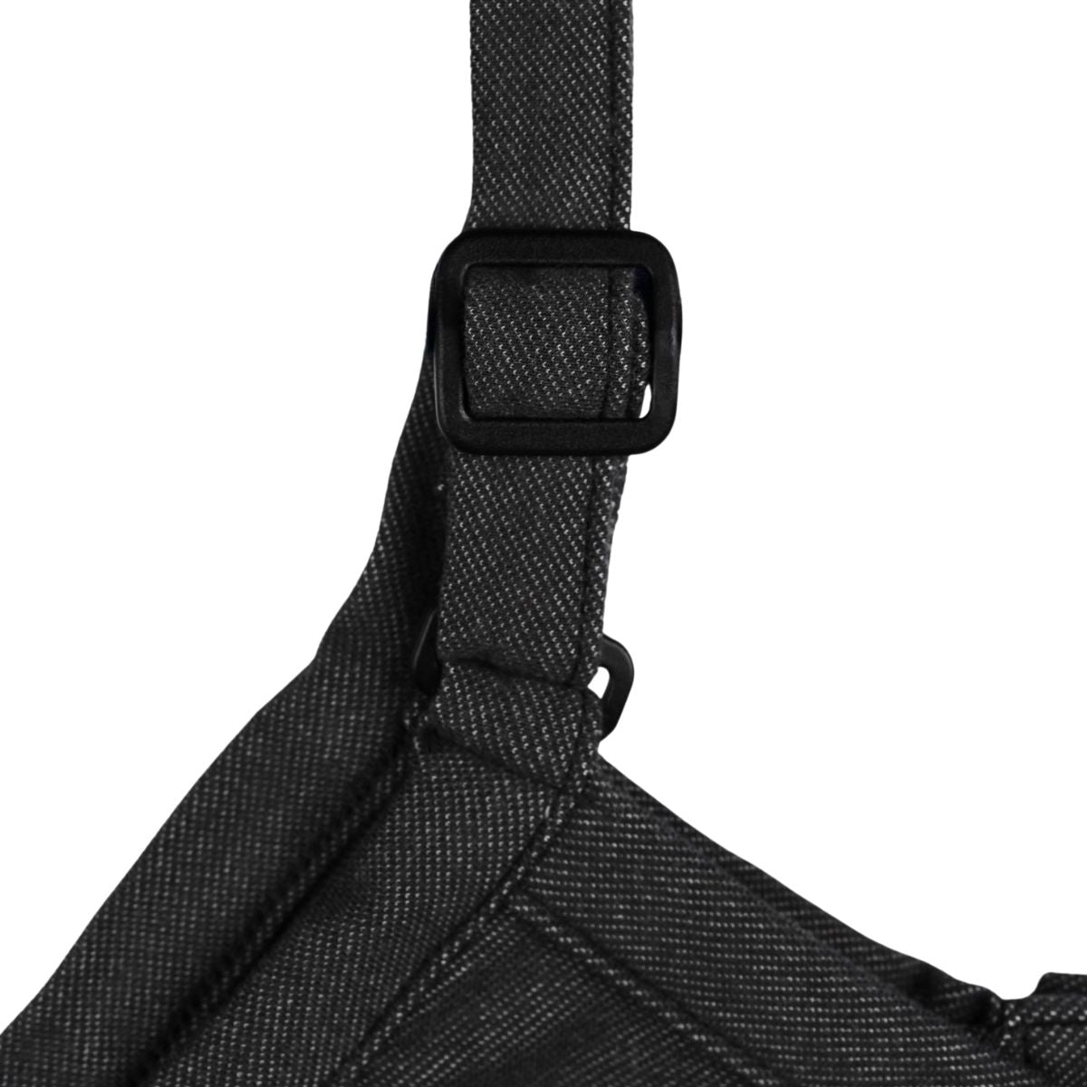 Ladies' Bamboo Terry Denim Romperall | Charcoal Denim