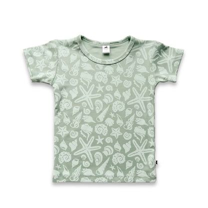 Baby/Kids' Bamboo All-Over Print T-Shirt | Saltwater Floral - additional view