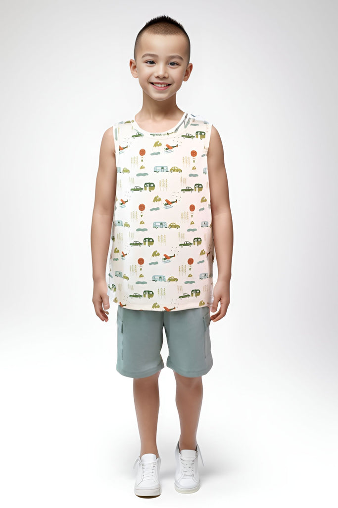 Youth Bamboo Cargo Shorts