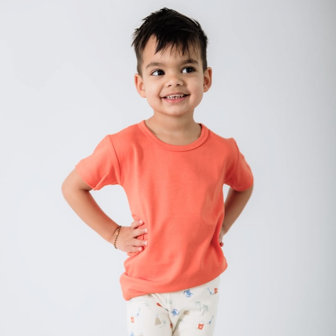 Baby/Kids' Bamboo T-Shirt | Tidal Blue - additional view