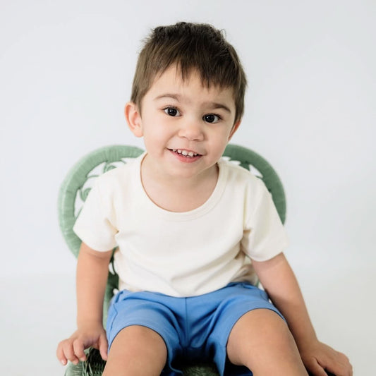 Baby/Kids' Bamboo T-Shirt | Tidal Blue - additional view