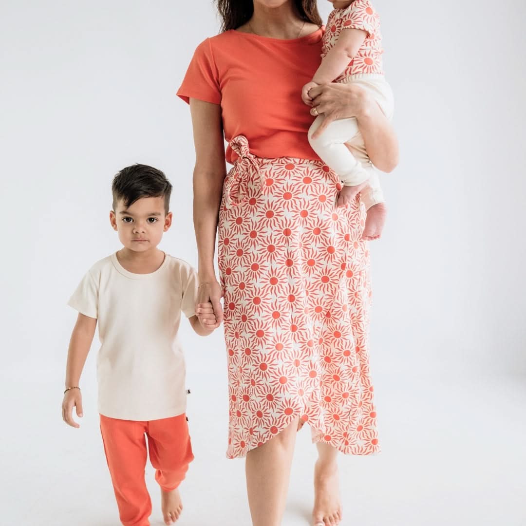 Baby/Kids' Bamboo T-Shirt | Tidal Blue - additional view