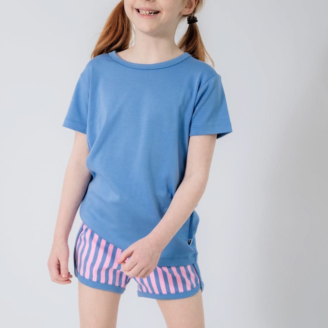 Baby/Kids' Bamboo T-Shirt | Tidal Blue - additional view