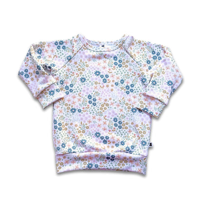 Kids Bamboo Raglan Pullover | Prints