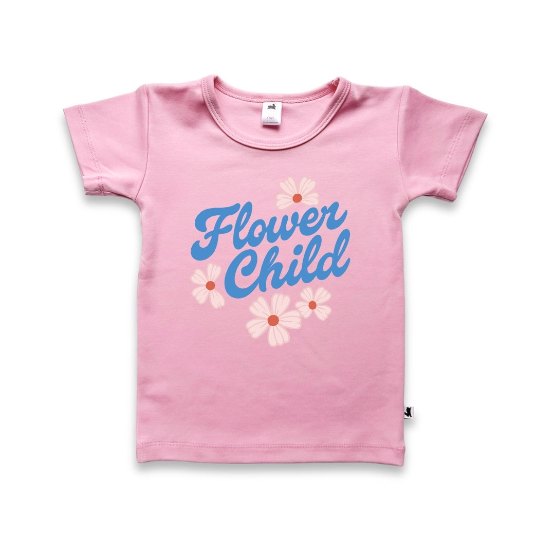 Baby/Kids' Bamboo Graphic T-Shirt | "Happy Crab" | Cream - additional view