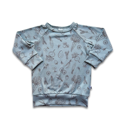 Kids Bamboo Raglan Pullover | Prints