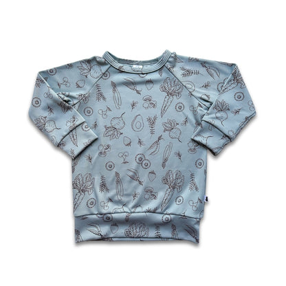 Youth Bamboo Raglan Pullover | Prints