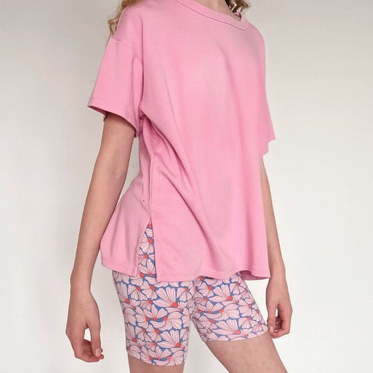 Youth Bamboo Oversized T-Shirt | Cream - additional view