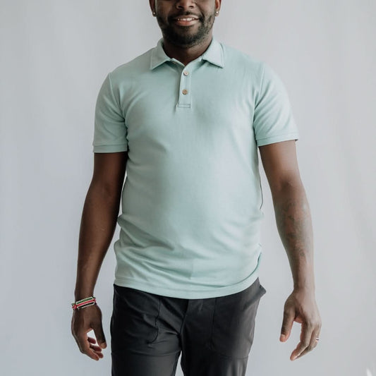 Men's Bamboo Polo Shirt | Doeskin - additional view