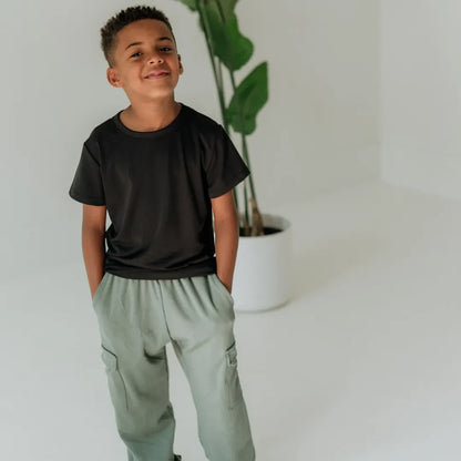 Kids Bamboo Cargo Pants