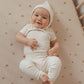 Baby Double Layer Bamboo Pixie Bonnet | Cream