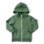 Bamboo Fleece-lined Zip-Up Hoodie | Leaf Green