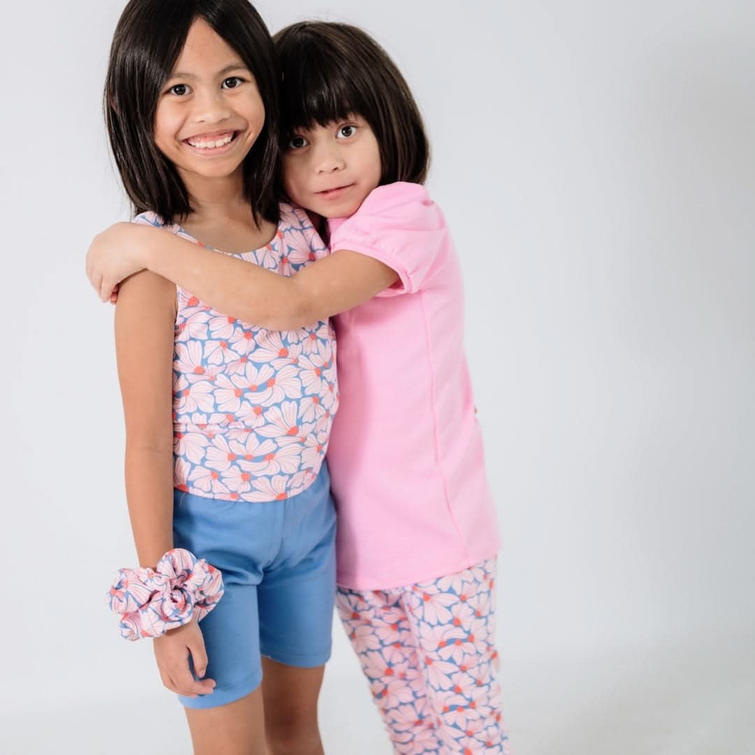 Kids Bamboo Puffed Sleeve T-Shirt | Cream - additional view