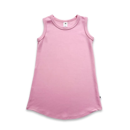 Kids Bamboo Tank Shift Dress | Seaglass Green - additional view