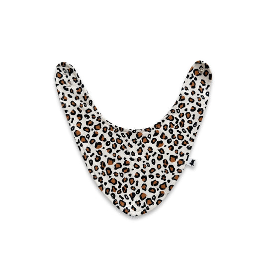 Baby Bamboo Bib | Snow Leopard