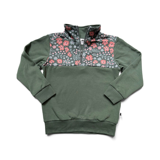 Kids Bamboo Fleece Half Zip