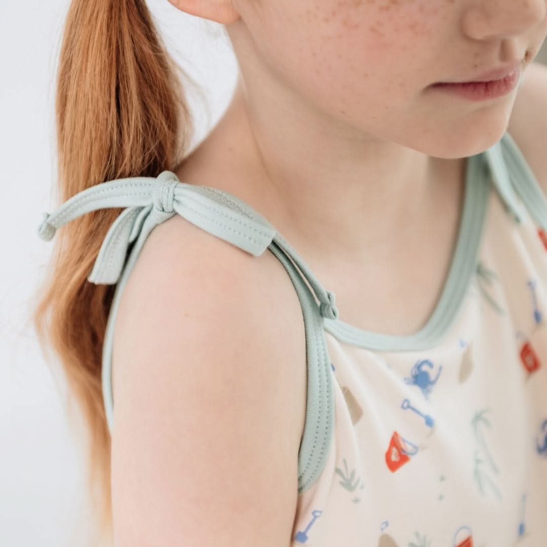 Kids' Bamboo Bow Strap Dress | Sunkissed - additional view