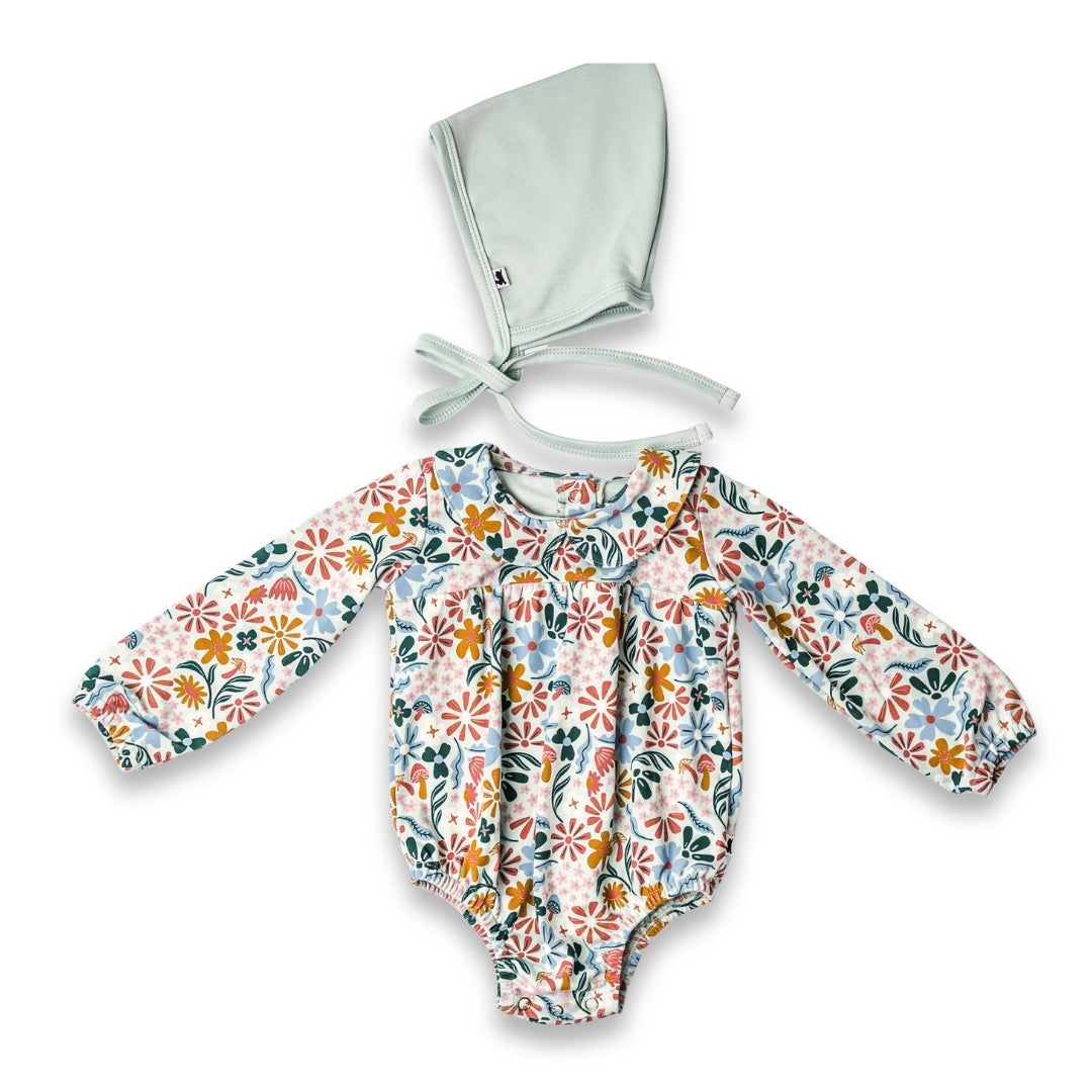 Baby Bamboo Pixie Bonnet | Misty Blue