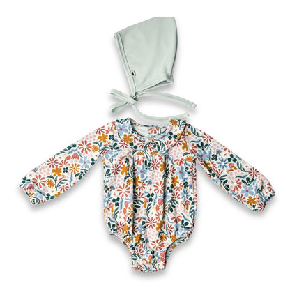 Baby Bamboo Pixie Bonnet | Misty Blue