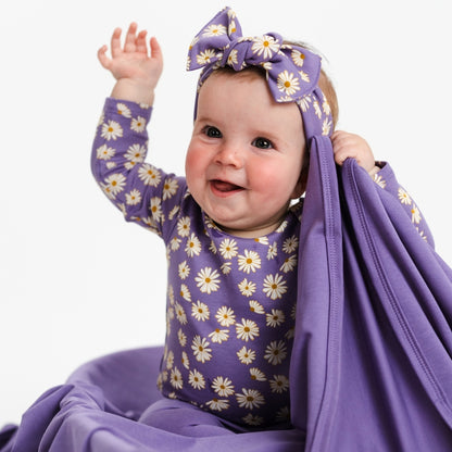 Bamboo Baby Capsule Gift Box | Purple Daisies & Violet