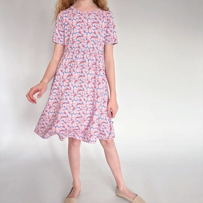 Youth Bamboo Daphne Dress | Parlour Stripe - additional view