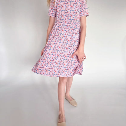 Youth Bamboo Daphne Dress | Parlour Stripe - additional view