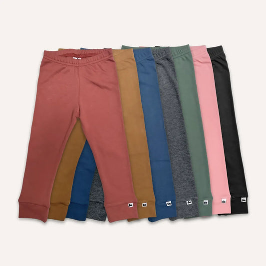 Youth Bamboo Leggings (FW24) | Solid Colours