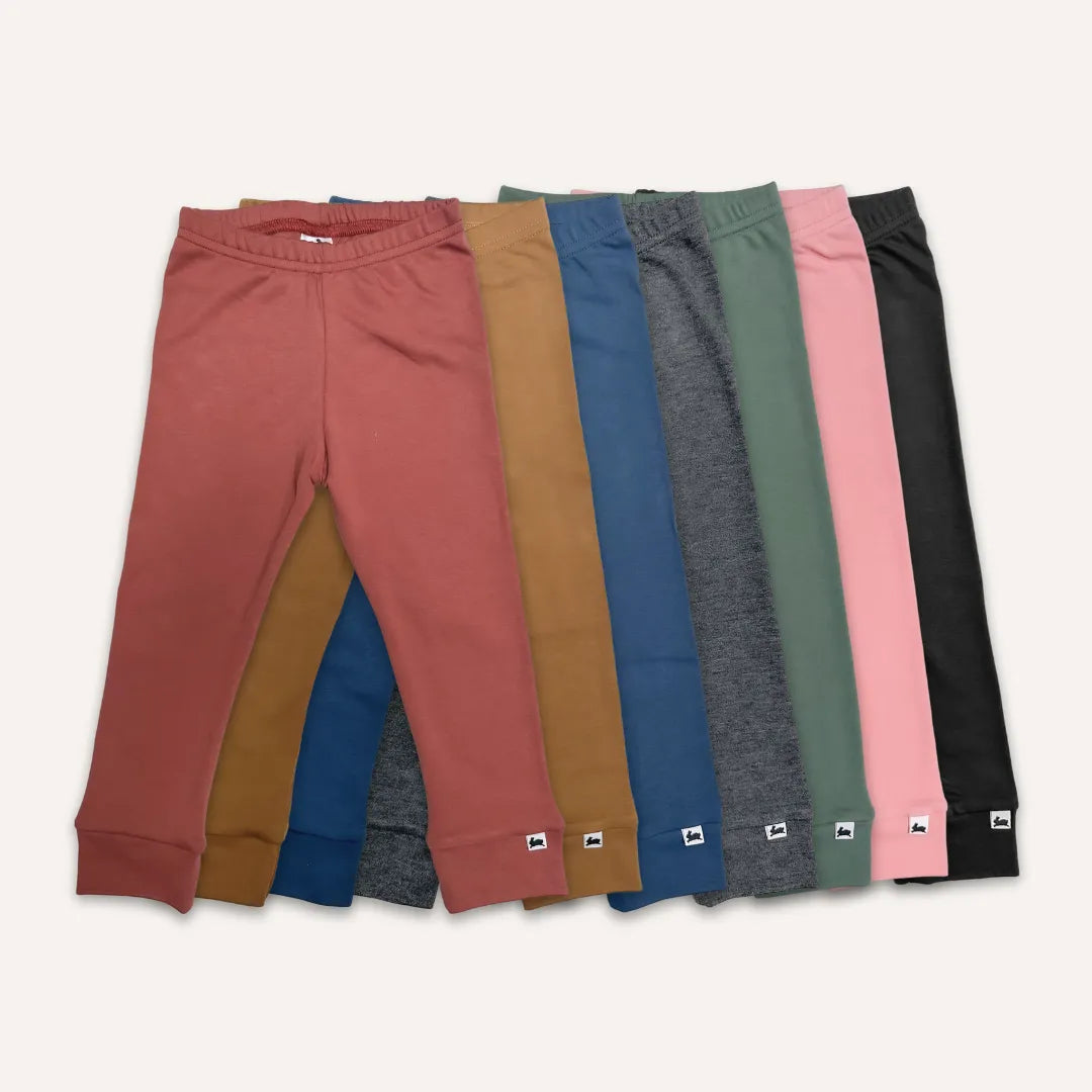 Baby/Kids Bamboo Leggings (FW24) | Solid Colours