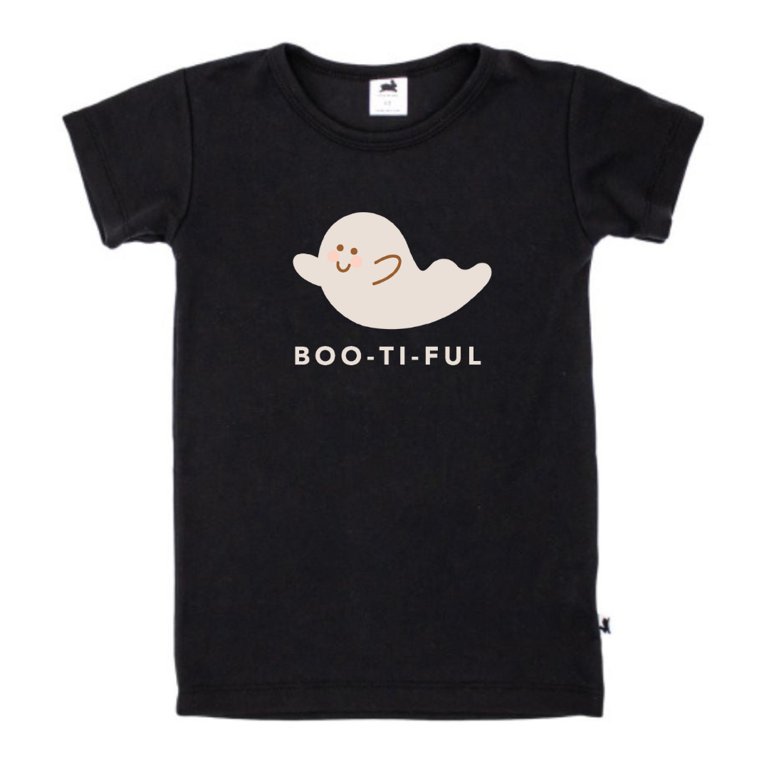 'Boo-ti-Ful' Slim-Fit T-Shirt | Black