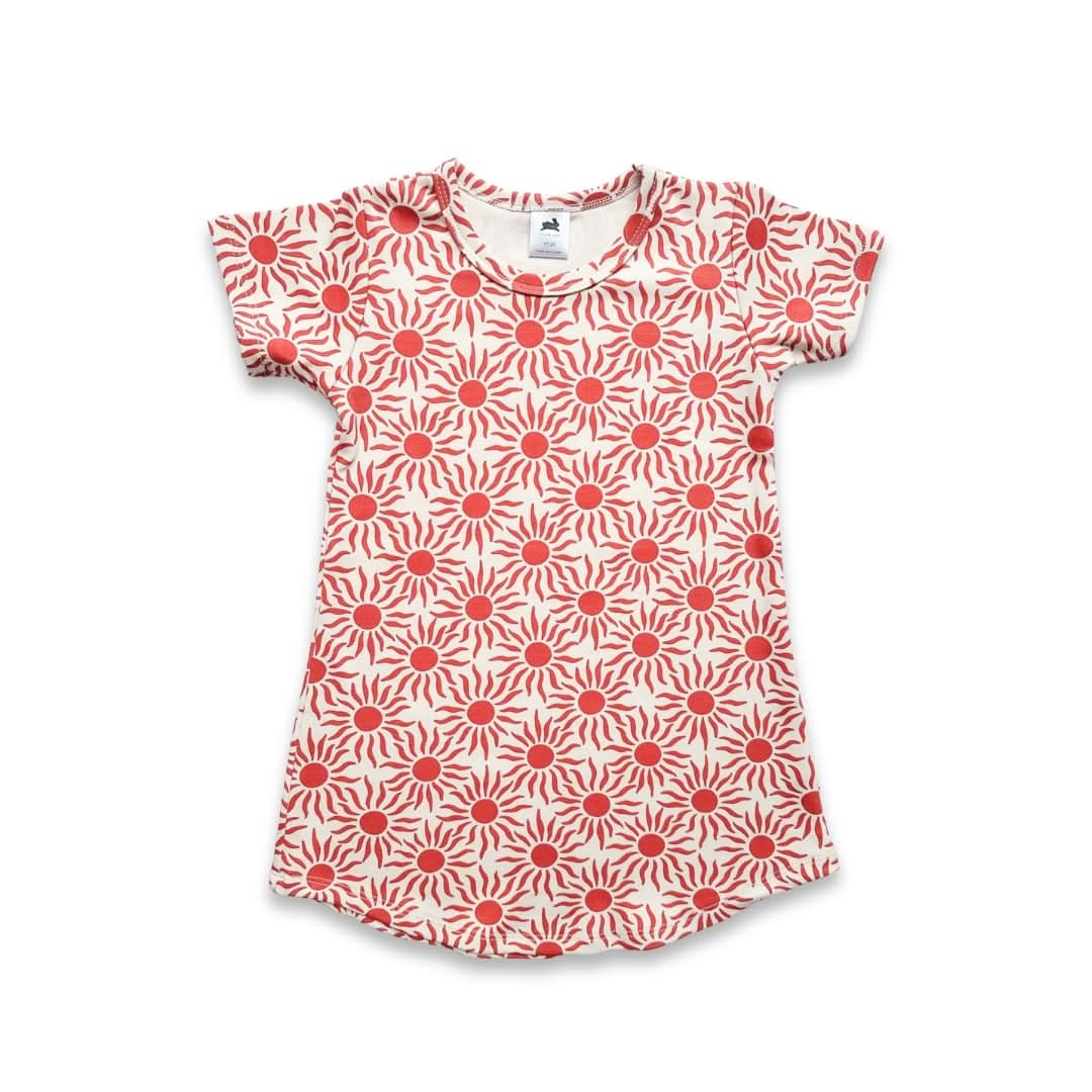 Kids' Bamboo Bamboo Winslow Dress | Flamingo Party - additional view