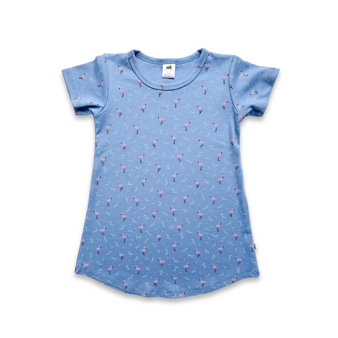 Kids' Bamboo Bamboo Winslow Dress | Flamingo Party