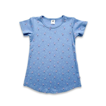 Kids' Bamboo Bamboo Winslow Dress | Flamingo Party