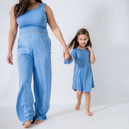 Kids' Bamboo Bamboo Winslow Dress | Flamingo Party - additional view