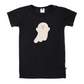 'Friendly Ghost' Slim-Fit T-Shirt | Black