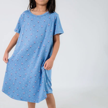 Youth Bamboo Bamboo Winslow Dress | Flamingo Party