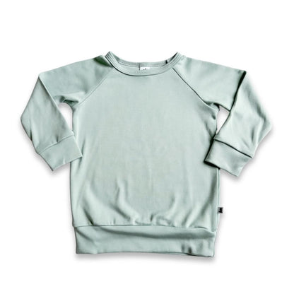 Baby/Kids' Bamboo Raglan Pullover | Seaglass