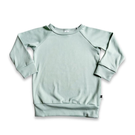 Baby/Kids' Bamboo Raglan Pullover | Seaglass