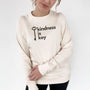 Adult Unisex 'Kindness Is Key' Bamboo Fleece-lined Pullover | Cream