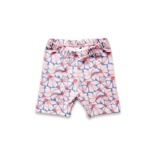 Kids' Bamboo Bike Shorts | Flamingo Party - additional view