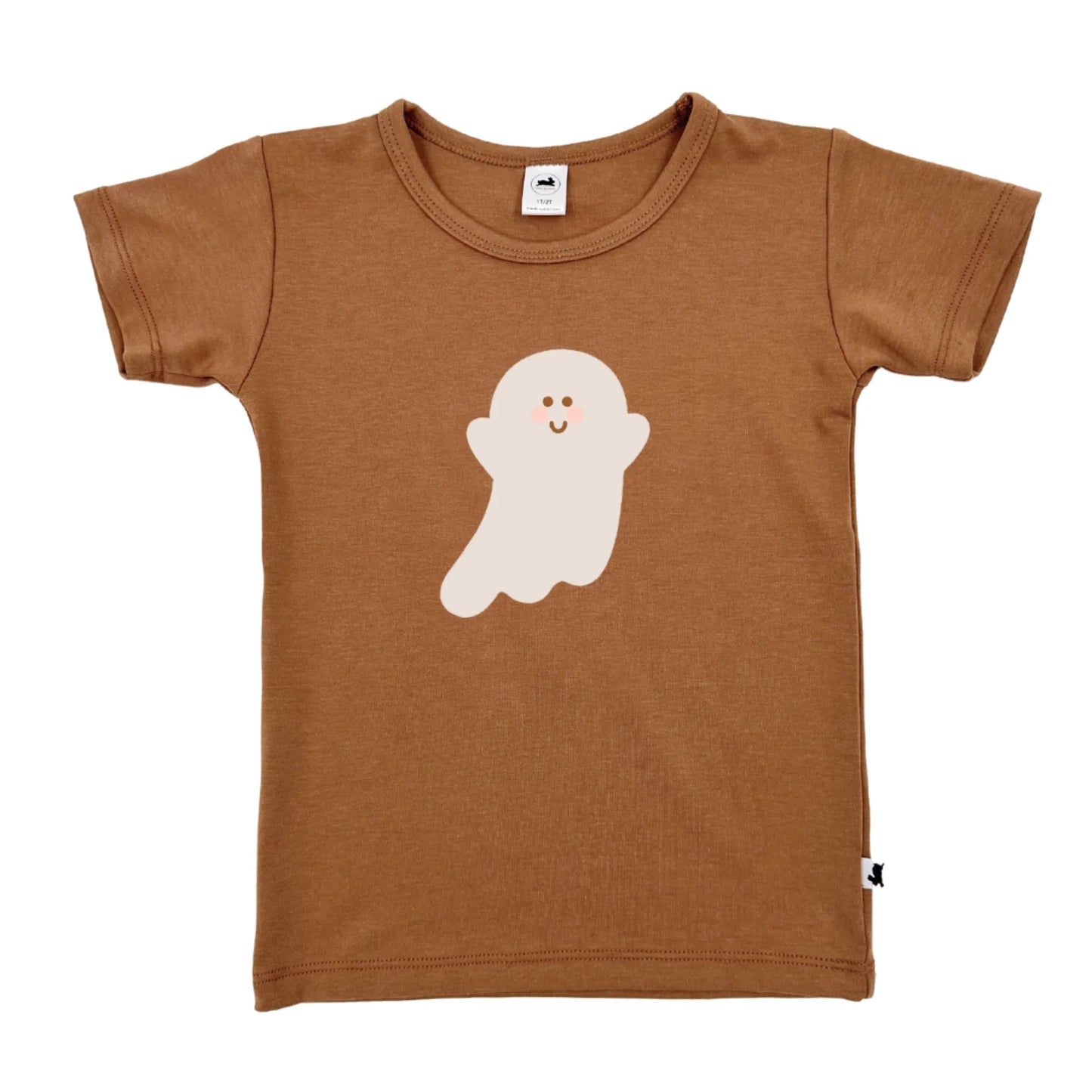 'Friendly Ghost' Slim-Fit T-Shirt | Caramel