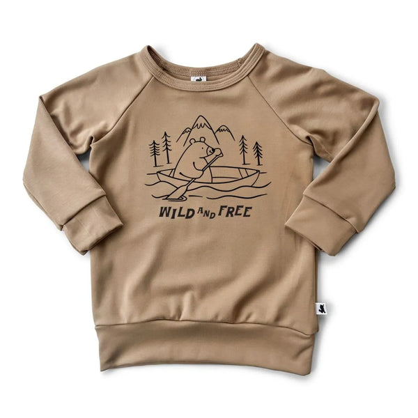 Wild And Free' Bamboo Pullover